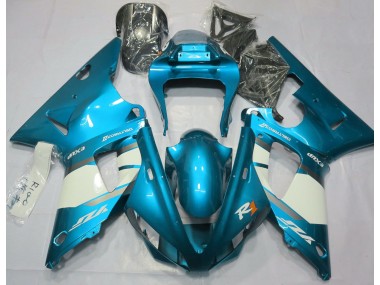 00-01 Azzurro & Bianco R1 Carene Moto