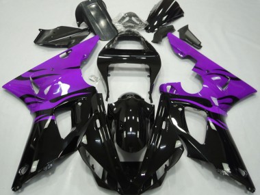 00-01 Nero Fiamma & Viola R1 Carene Moto