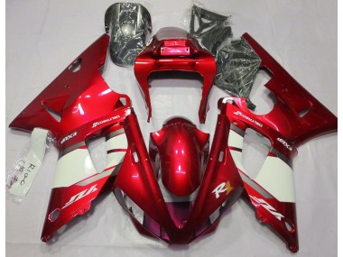 00-01 Rosso Fuoco & Bianco R1 Carene Moto