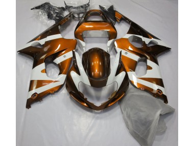 00-02 Arancione Lucido & Bianco GSXR 1000 Carene Moto