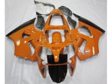 00-02 Arancione Lucido & Nero ZX6R Carene Moto