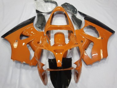 00-02 Arancione Lucido & Nero ZX6R Carene Moto