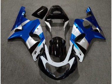 00-02 Blu Lucido & Argento OEM GSXR 1000 Carene Moto