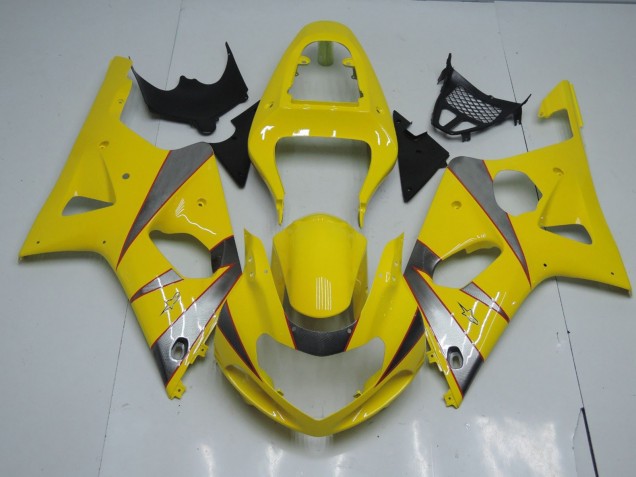 00-02 Giallo & Argento GSXR 1000 Carene Moto 00-02 Giallo & Argento GSXR 1000 Carene Moto