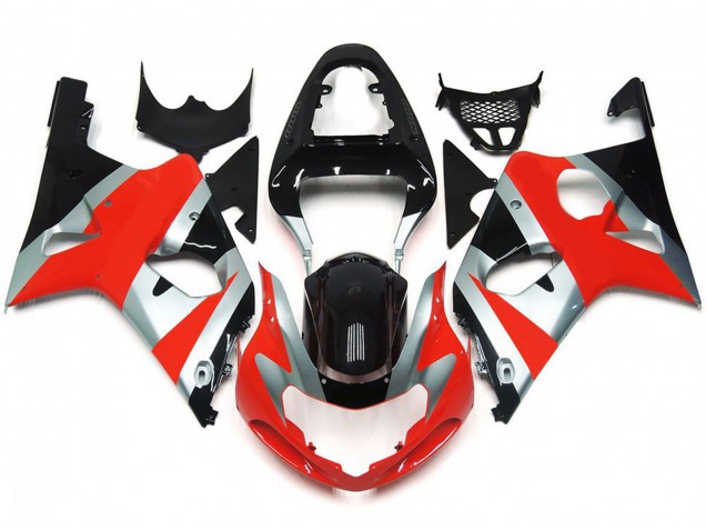 00-02 Kit Stile Rosso Lucido OEM GSXR 1000 Carene Moto 00-02 Kit Stile Rosso Lucido OEM GSXR 1000 Carene Moto