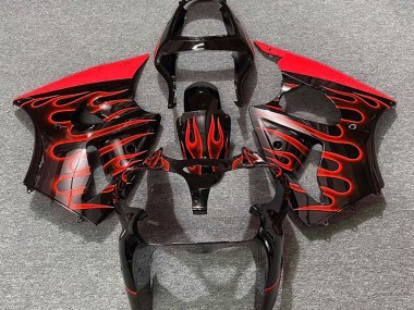 00-02 Nero Lucido & Rosso Fiamma ZX6R Carene Moto