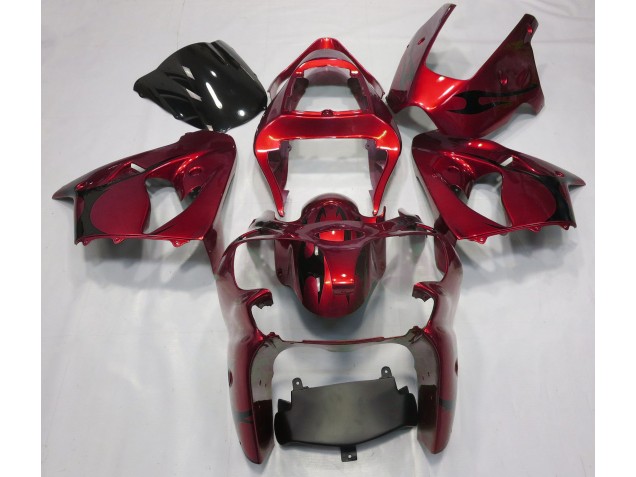 00-02 Rosso Metallizzato ZX6R Carene Moto 00-02 Rosso Metallizzato ZX6R Carene Moto
