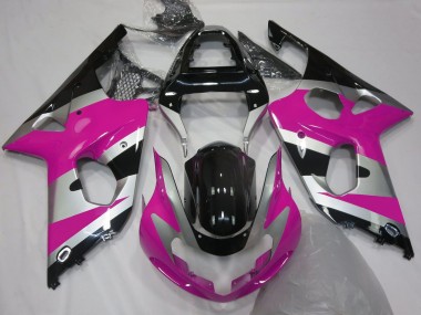 00-02 Stile Argento Rosa OEM GSXR 1000 Carene Moto