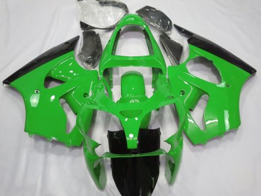 00-02 Verde Lucido & Nero ZX6R Carene Moto