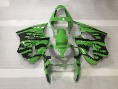 00-02 Verde & Nero Fiamma ZX6R Carene Moto