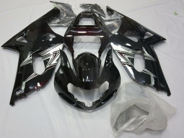 01-03 Argento Nero GSXR 600-750 Carene Moto