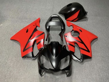 01-03 Nero Opaco & Rosso CBR600 F4i Carene Moto