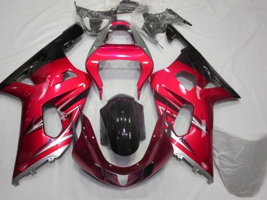 01-03 Rosso & Argento GSXR 600-750 Carene Moto