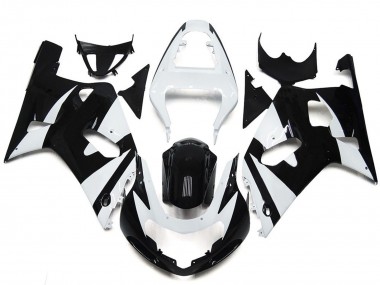 01-03 Stile Bianco & Nero OEM GSXR 600-750 Carene Moto