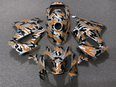 02-12 Arancione Mimetico VFR800 Carene Moto