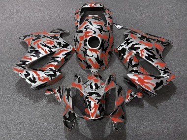 02-12 Rosso Mimetico VFR800 Carene Moto