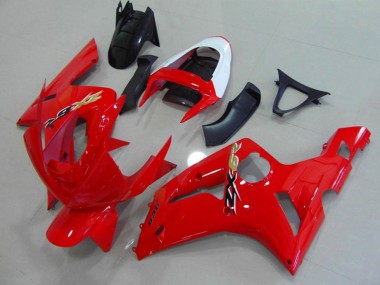 03-04 Rosso & Bianco ZX6R Carene Moto