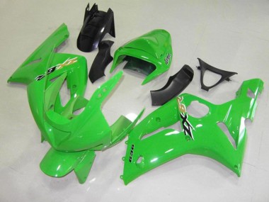 03-04 Verde Nero Cheq ZX6R Carene Moto