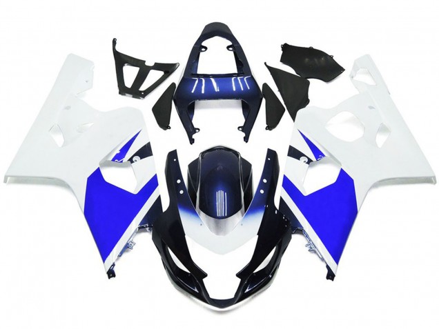 04-05 Bianco Brillante & Blu GSXR 600-750 Carene Moto 04-05 Bianco Brillante & Blu GSXR 600-750 Carene Moto