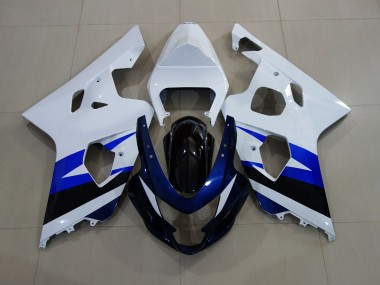04-05 Bianco Lucido & Blu Intenso GSXR 600-750 Carene Moto
