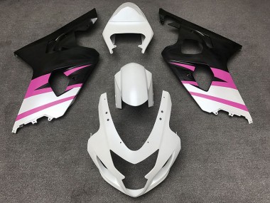 04-05 Bianco Opaco & Rosa GSXR 600-750 Carene Moto