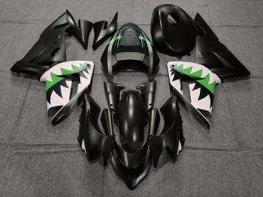 04-05 Nero Opaco & Verde ZX10R Carene Moto