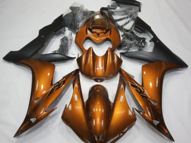 04-06 Arancione Lucido & Nero R1 Carene Moto