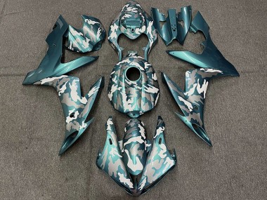04-06 Verde Acqua Scuro Camo R1 Carene Moto
