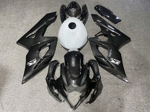 05-06 Fibra Di Carbonio Stile & Bianco Lucido GSXR 1000 Carene Moto 05-06 Fibra Di Carbonio Stile & Bianco Lucido GSXR 1000 Carene Moto