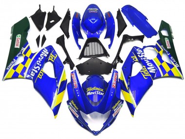 05-06 Movistar Quadro Blu & Giallo GSXR 1000 Carene Moto