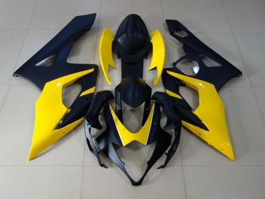 05-06 Nero Opaco & Giallo GSXR 1000 Carene Moto
