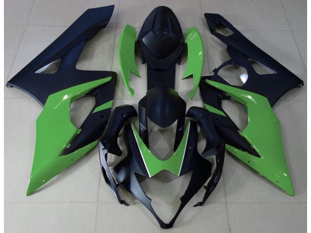 05-06 Nero Opaco & Verde GSXR 1000 Carene Moto