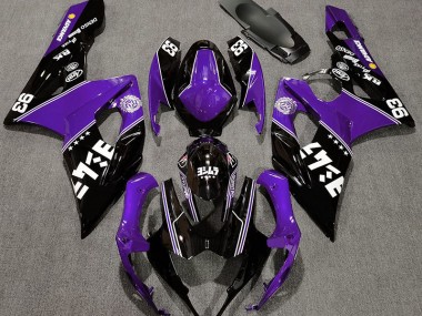 05-06 Viola Lucido & Nero Personalizzato GSXR 1000 Carene Moto