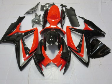 06-07 Arancione Argento & Nero GSXR 600-750 Carene Moto