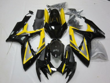 06-07 Argento & Nero Giallo GSXR 600-750 Carene Moto