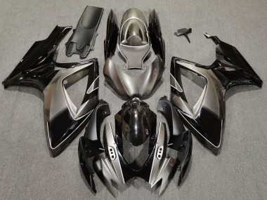 06-07 Argento Scuro & Nero GSXR 600-750 Carene Moto