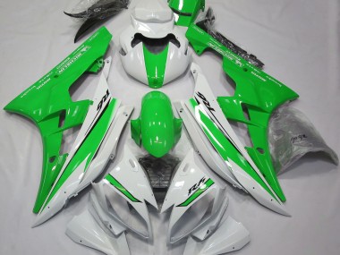 06-07 Bianco Lucido & Verde R6 Carene Moto