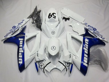 06-07 Bleu Jordan GSXR 600-750 Carene Moto