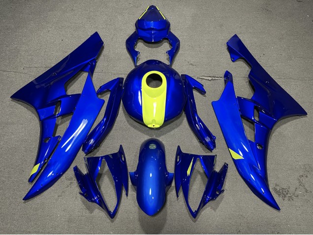 06-07 Blu Lucido & Giallo Ad Alta Visibilità R6 Carene Moto 06-07 Blu Lucido & Giallo Ad Alta Visibilità R6 Carene Moto