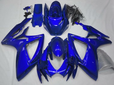 06-07 Blu Lucido Tinta Unita GSXR 600-750 Carene Moto