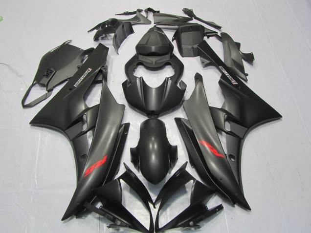 06-07 Decalcomania Rossa Nera Opaca R6 Carene Moto 06-07 Decalcomania Rossa Nera Opaca R6 Carene Moto
