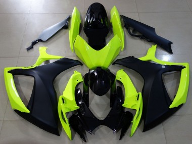 06-07 Giallo Lucido & Nero GSXR 600-750 Carene Moto