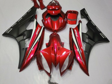 06-07 Rosso Nero & Bianco R6 Carene Moto