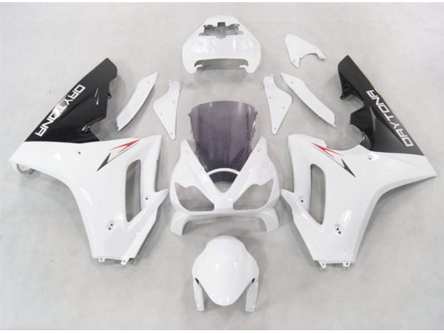 06-08 Bianco W Nero Inferiore Daytona 675 Carene Moto 06-08 Bianco W Nero Inferiore Daytona 675 Carene Moto