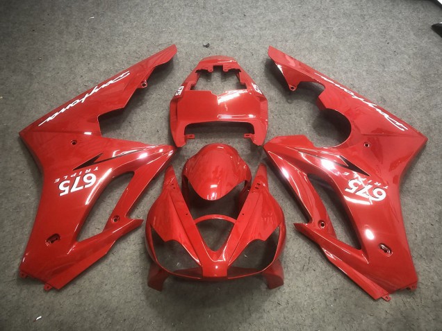 06-08 Rosso Con Decalcomanie Bianche Daytona 675 Carene Moto 06-08 Rosso Con Decalcomanie Bianche Daytona 675 Carene Moto