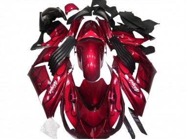 06-11 Rosso Lucido & Fiamma ZX14R Carene Moto