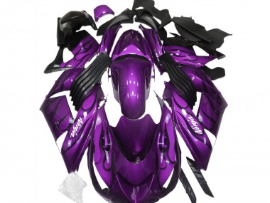 06-11 Viola Lucido & Fiamma ZX14R Carene Moto