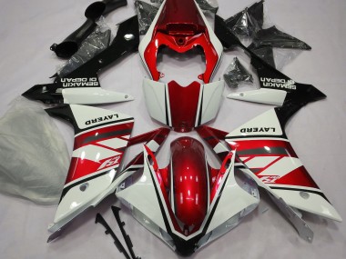 07-08 Bianco Lucido & Rosso R1 Carene Moto