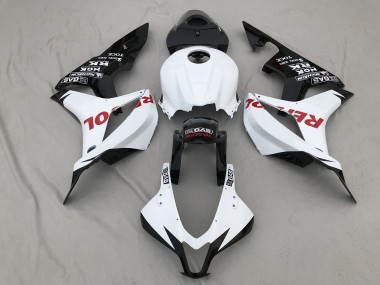 07-08 Bianco Opaco & Rosso Repsol CBR600RR Carene Moto