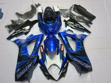07-08 Blu & Nero Corona GSXR 1000 Carene Moto